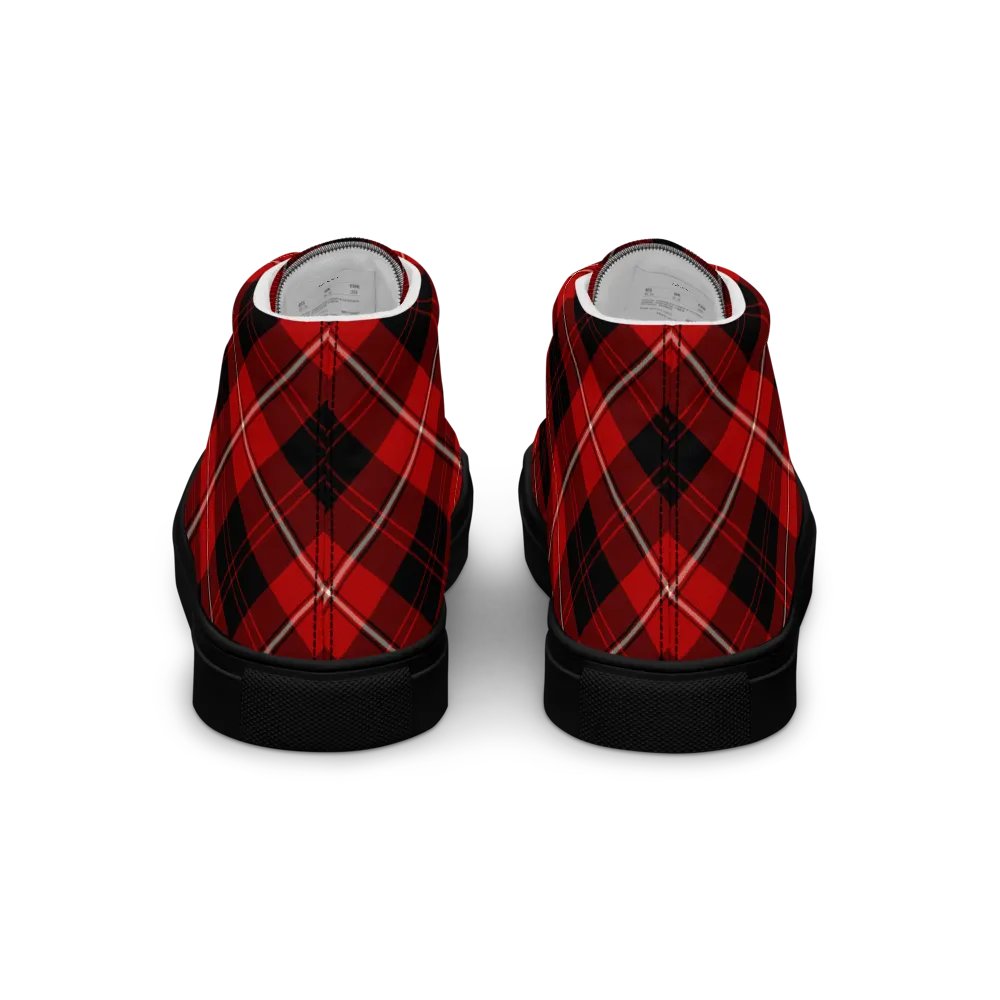 Cunningham Tartan Men's High Top Shoes product image (6)
