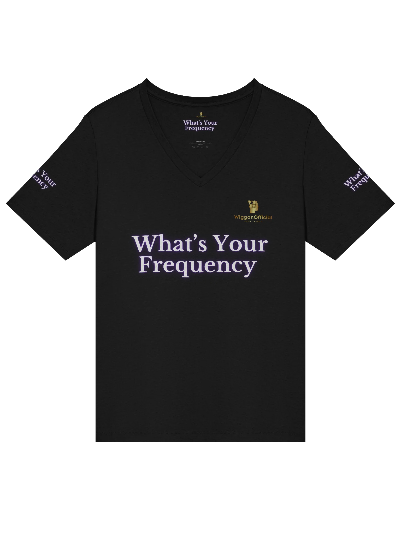 WigganOfficial Frequency Women's Relaxed V-Neck T-Shirt product image (3)