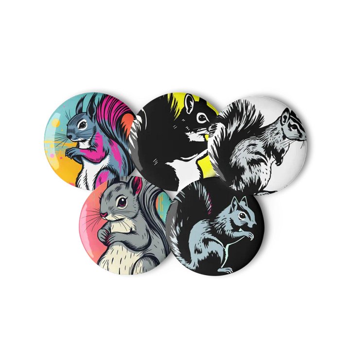 Squirrel Chic Pin Button Set product image (3)