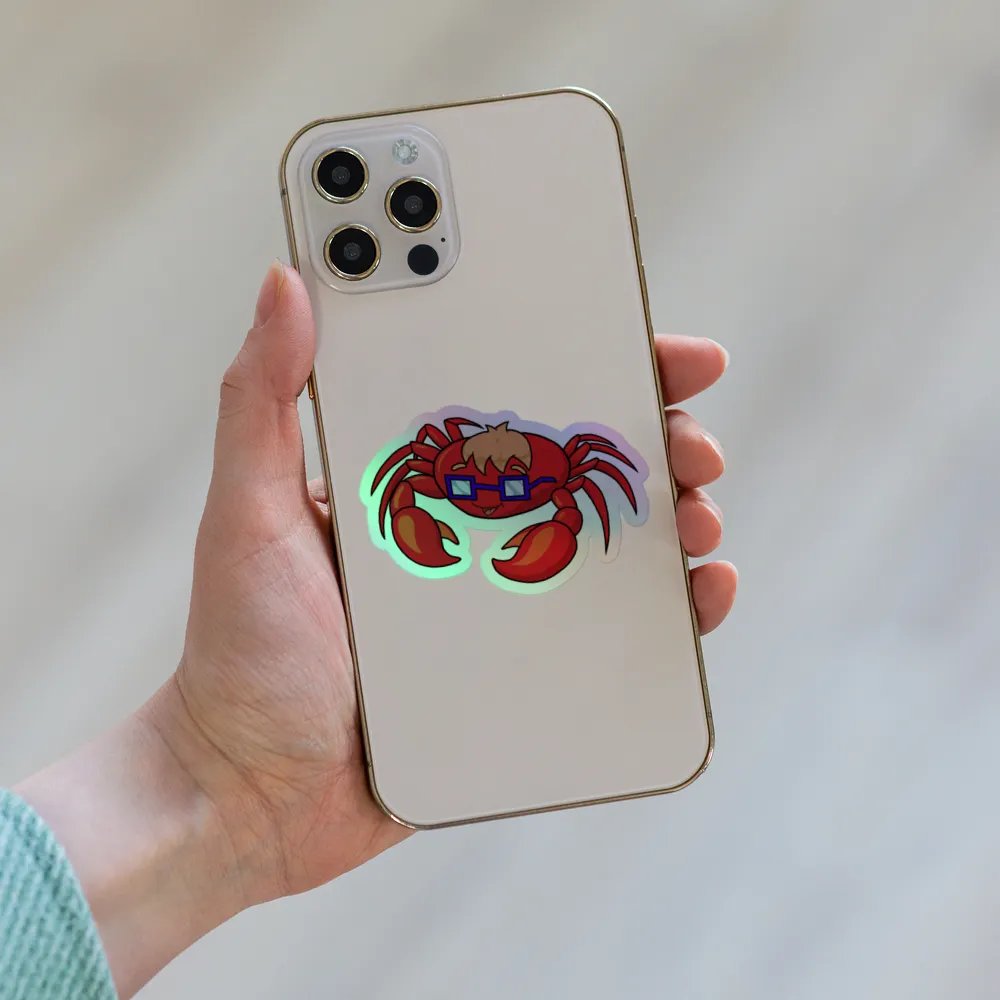 Crab Lee HOLO sticker!! product image (8)
