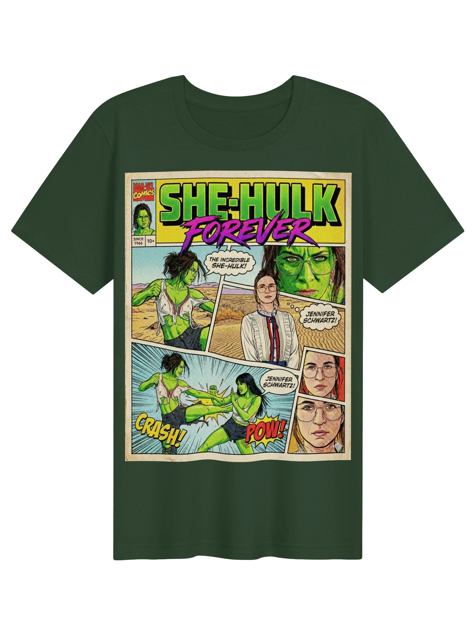 She-Hulk Forever Retro Comic Tee product image (1)