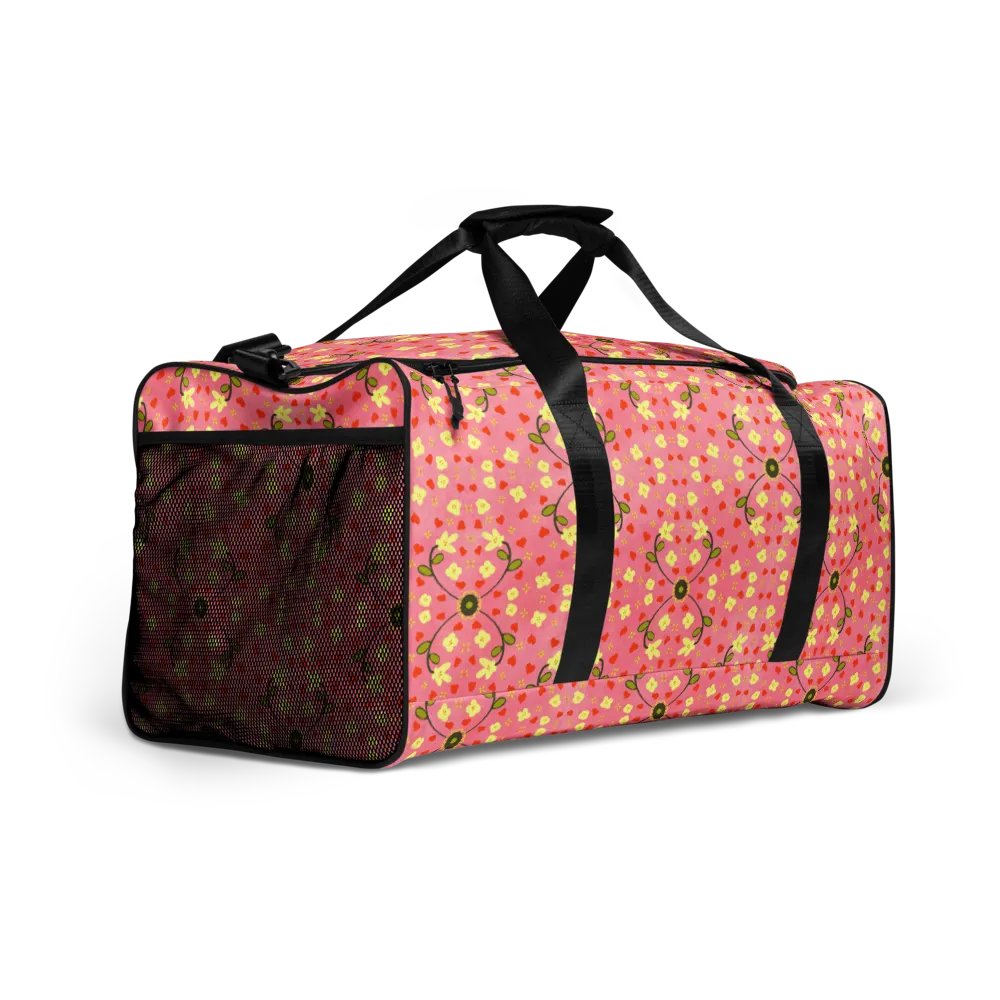 Hearts and Flowers Pink Duffle product image (12)