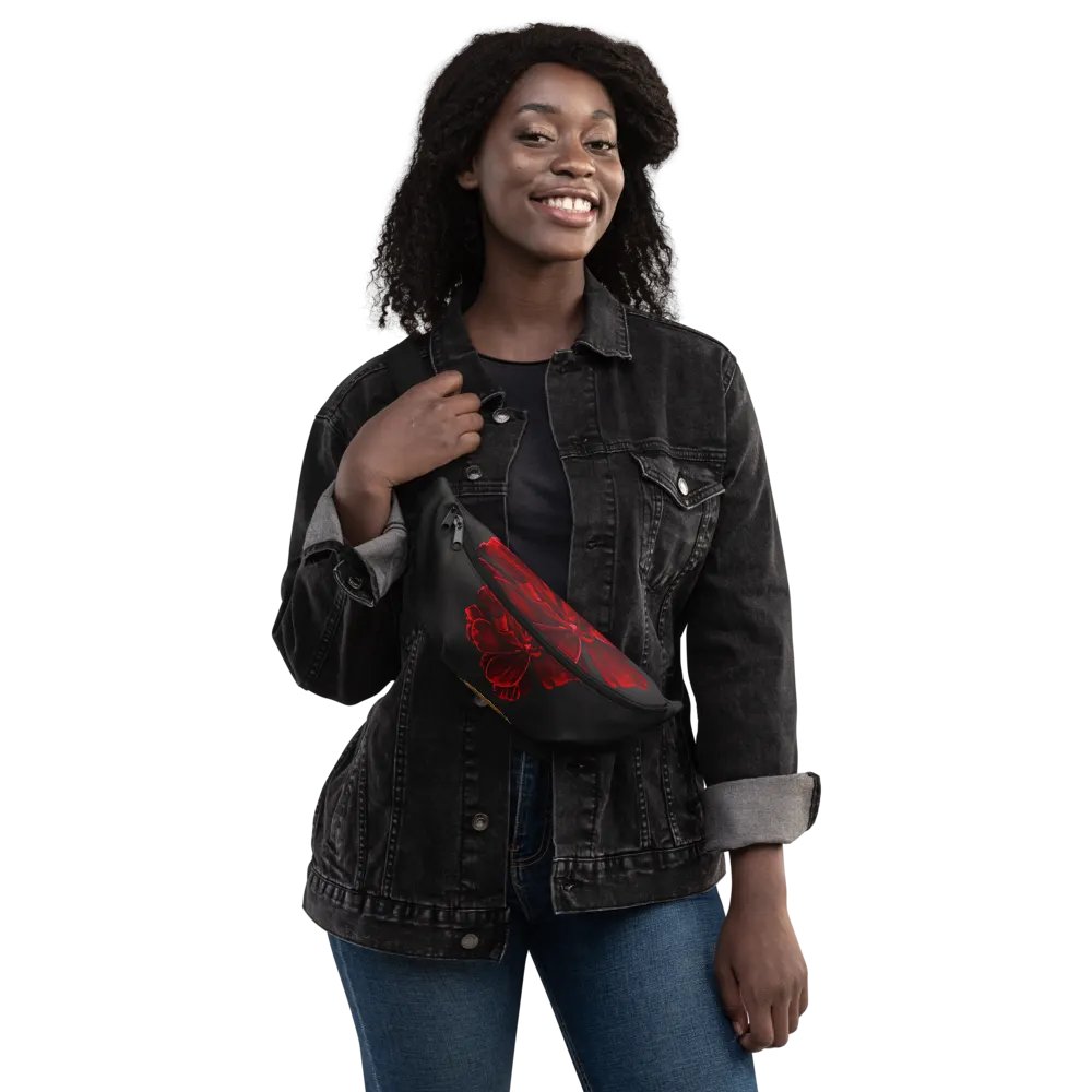 Wait For Me Red Carnation Fanny Pack product image (10)