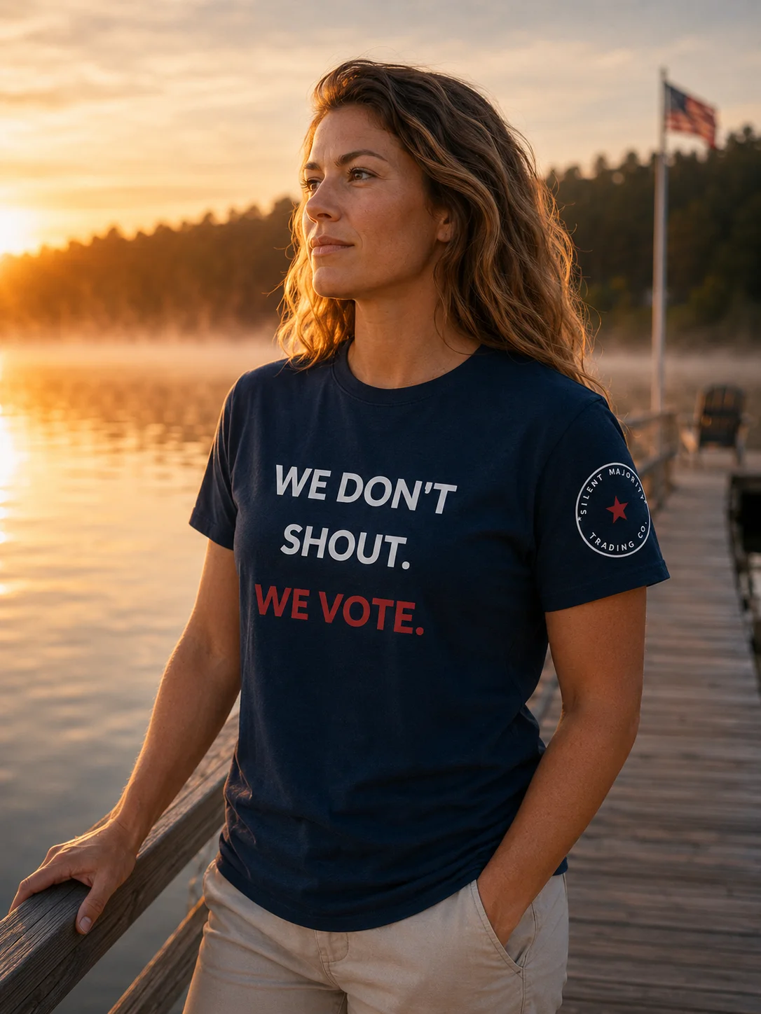 We Don't Shout Tee product image (1)