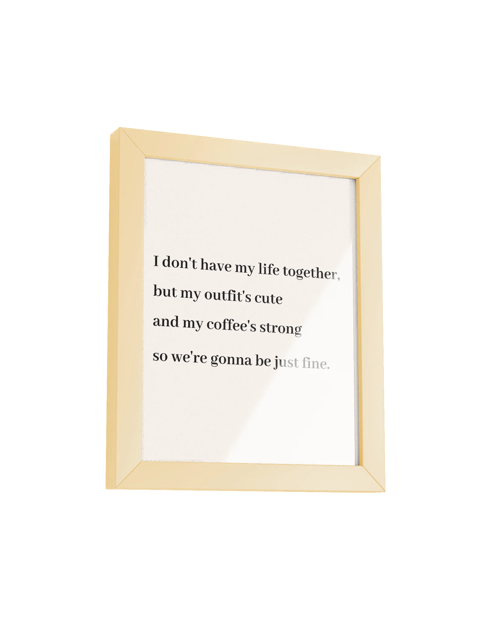 We're Fine wall art product image (6)