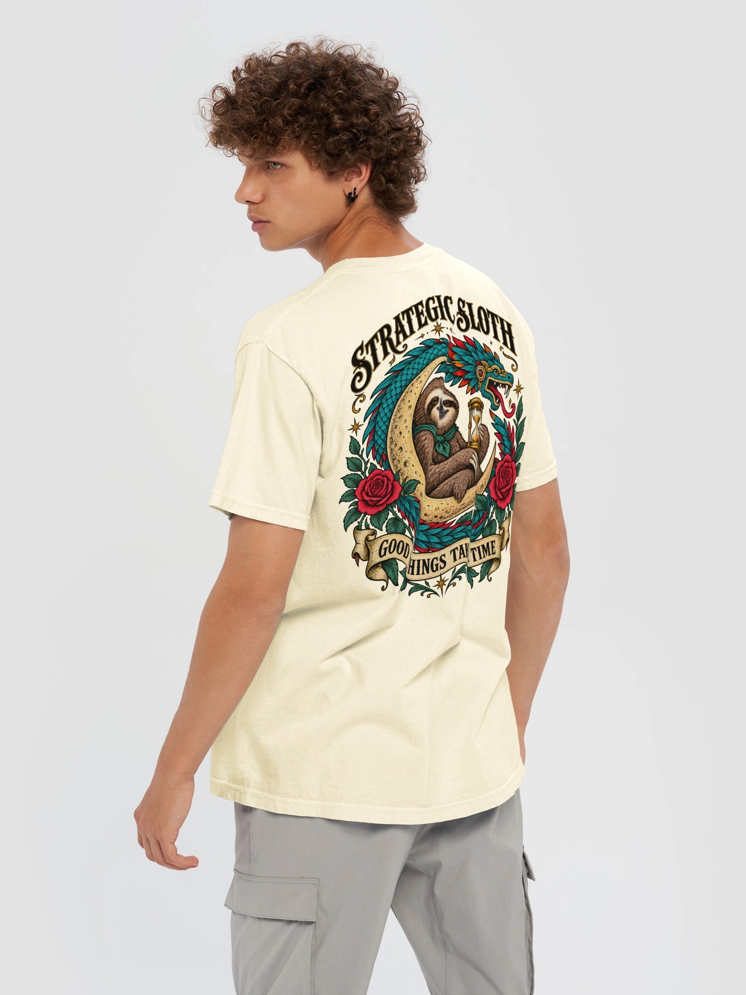 Strategic Sloth — Good Things Take Time Heavyweight Tee product image (6)