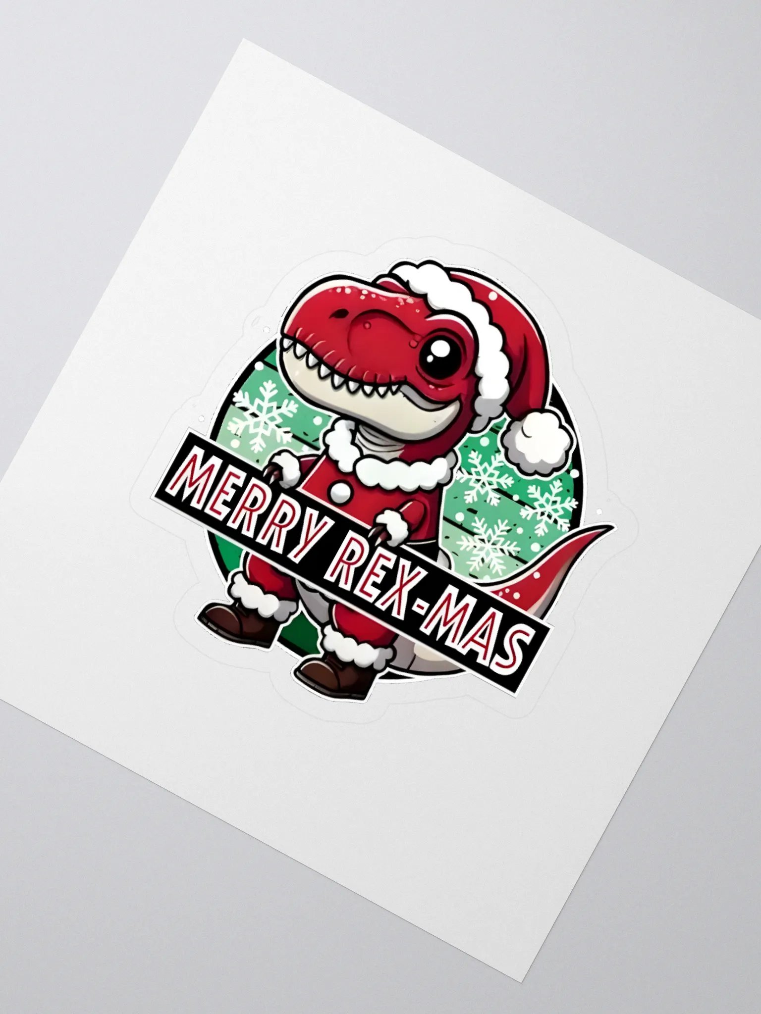 Merry Rex-mas Dino Stickers product image (1)