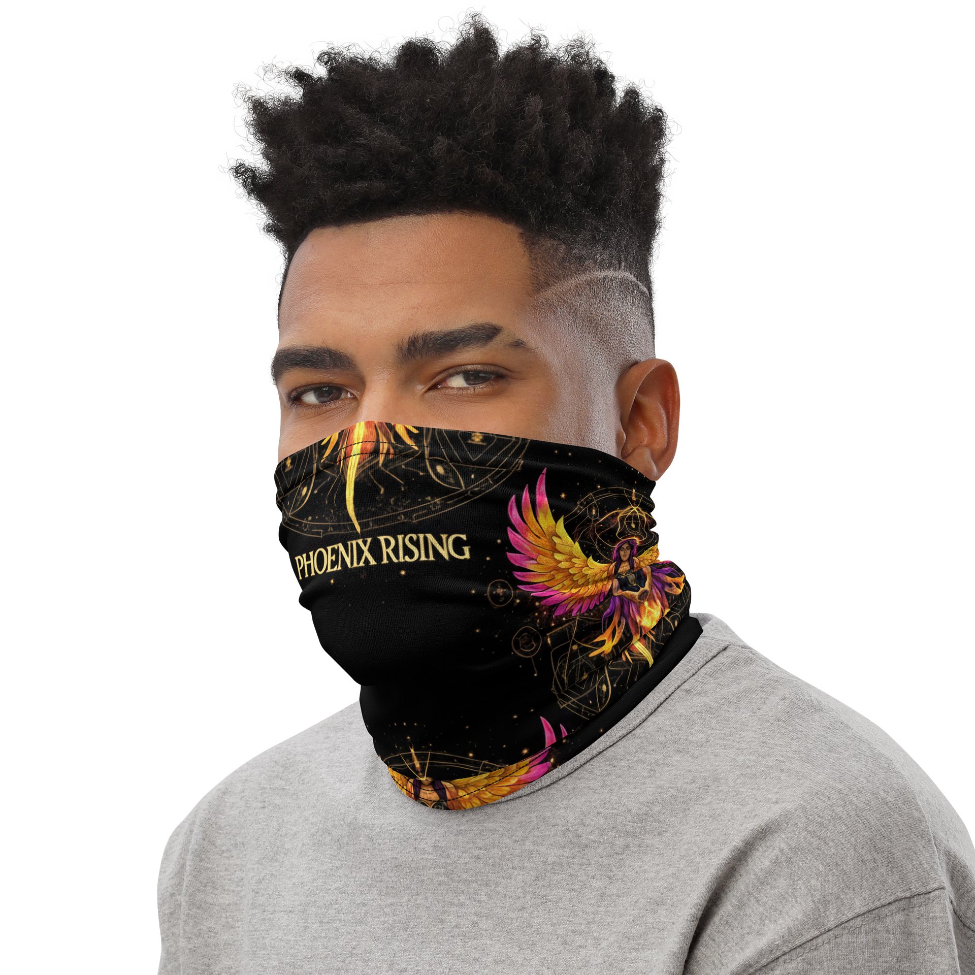 Phoenix Rising All-Over Print Neck Gaiter product image (3)