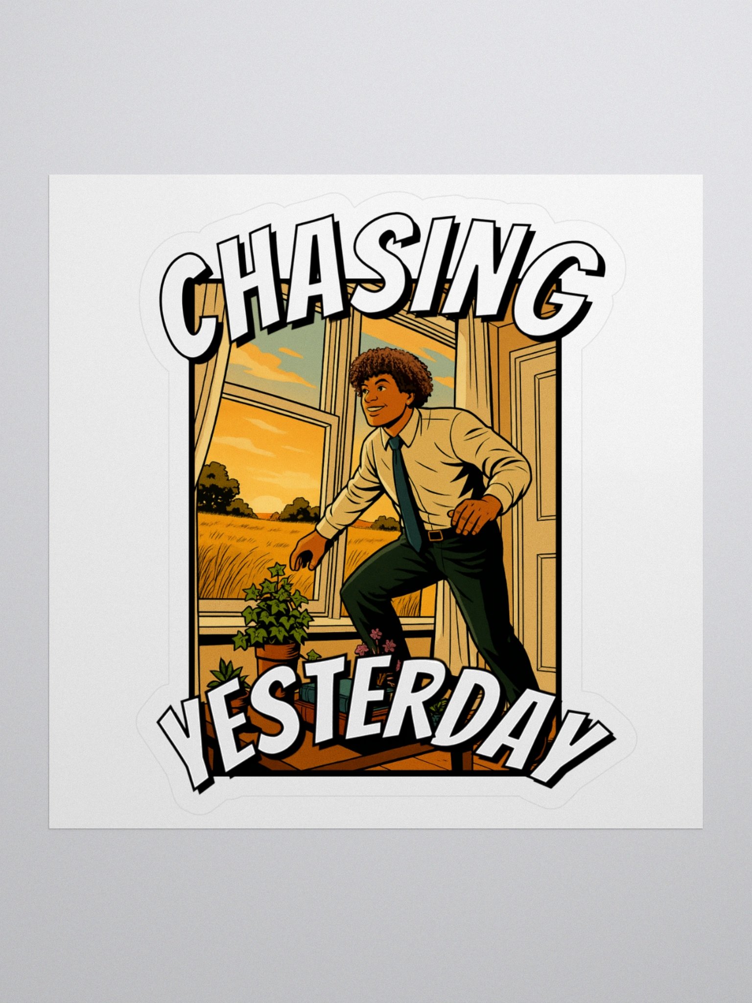 CHASING YESTERDAY Comic Sticker product image (1)