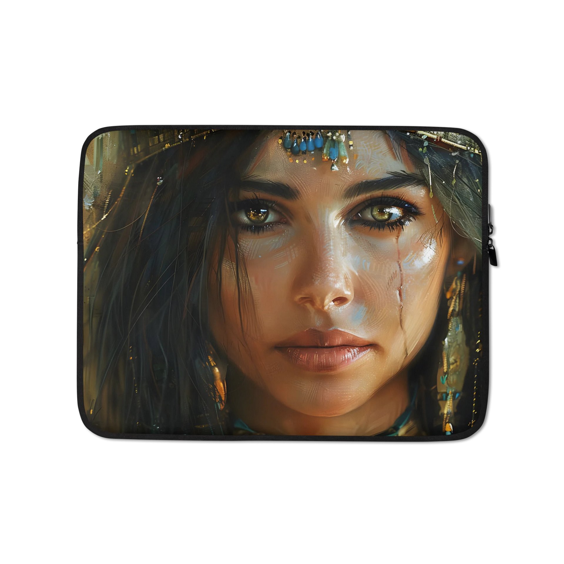 Ancient Woman Warrior Laptop Case product image (1)