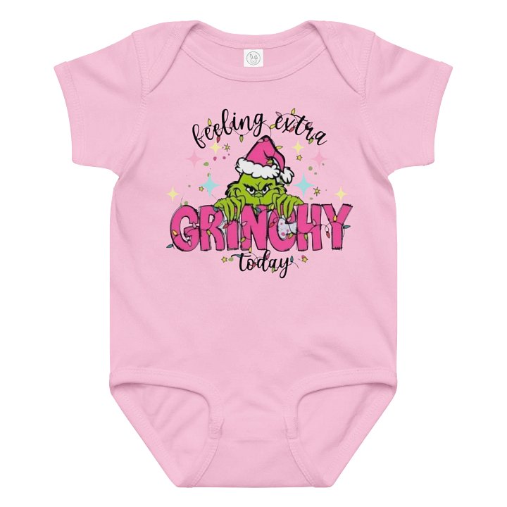 Grinchy Baby Bodysuit product image (1)