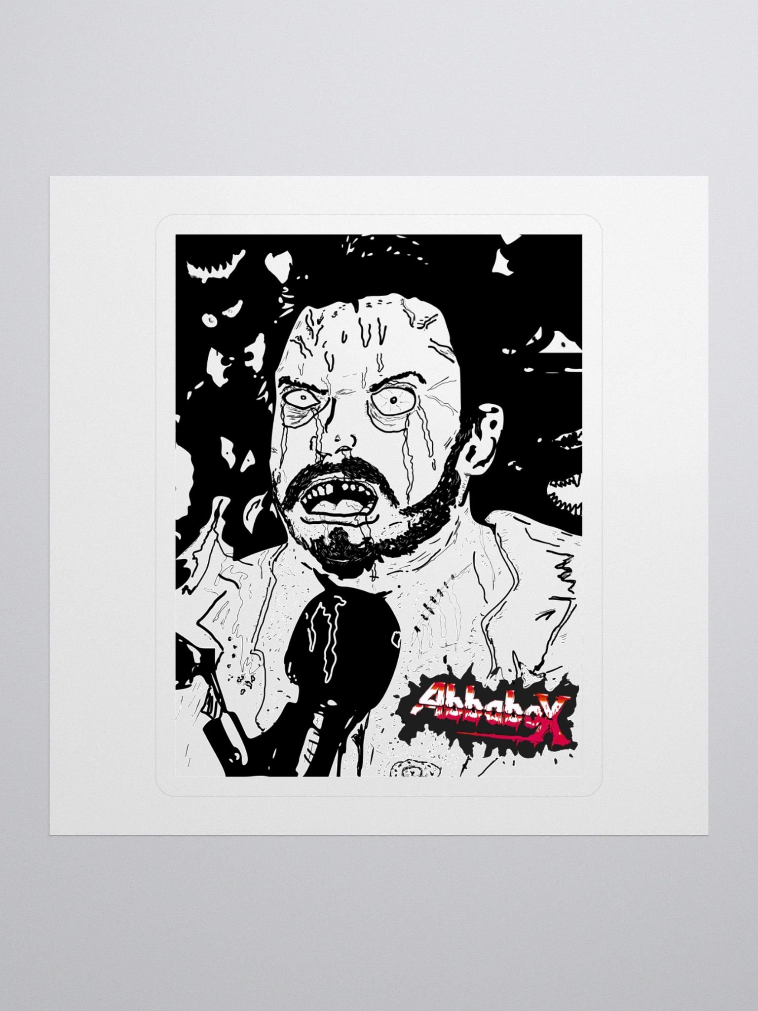HELLFIRE Original Artwork Sticker product image (1)