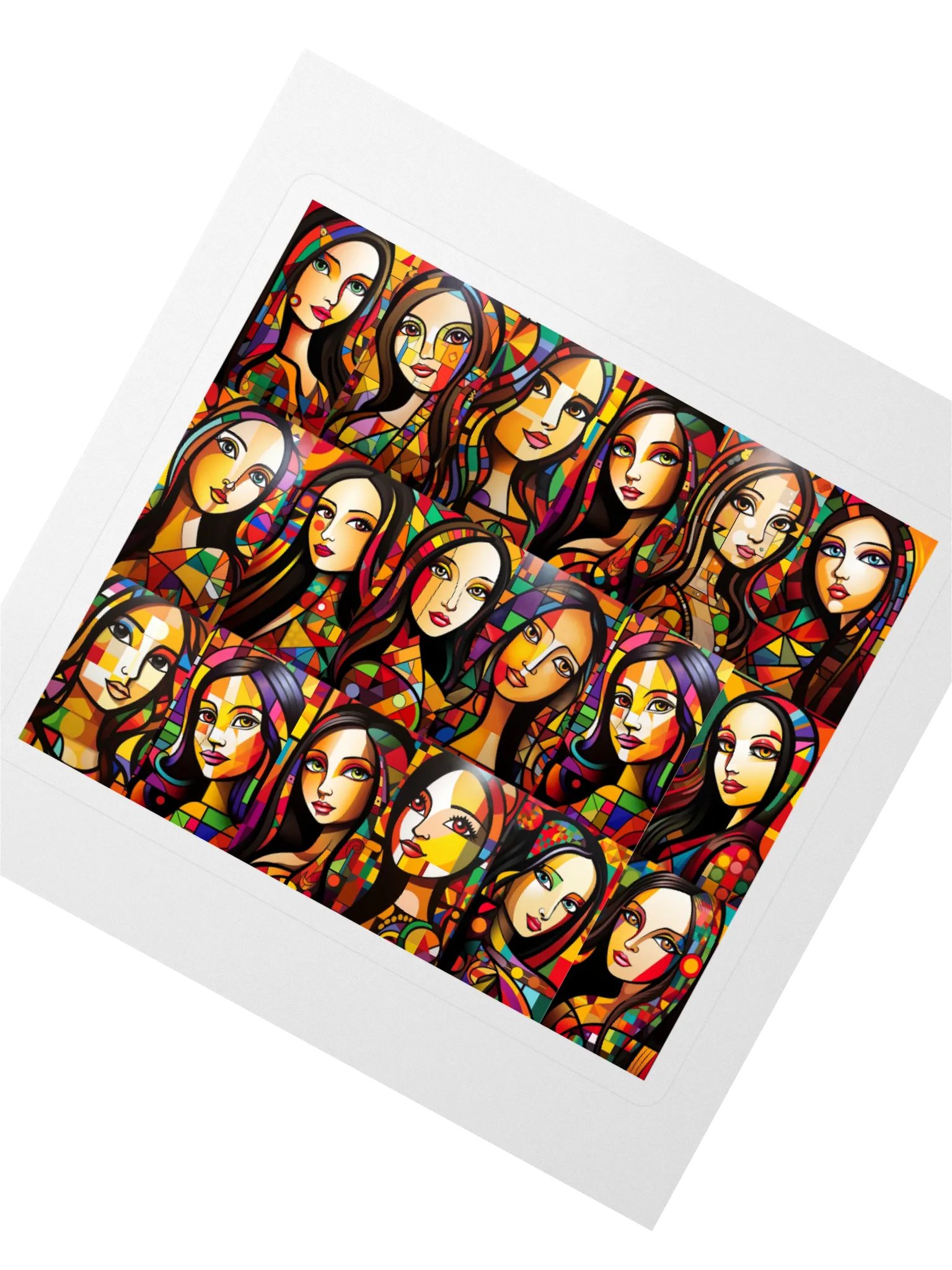 Mosaic Mona Lisa Goddesses Sticker Set product image (2)