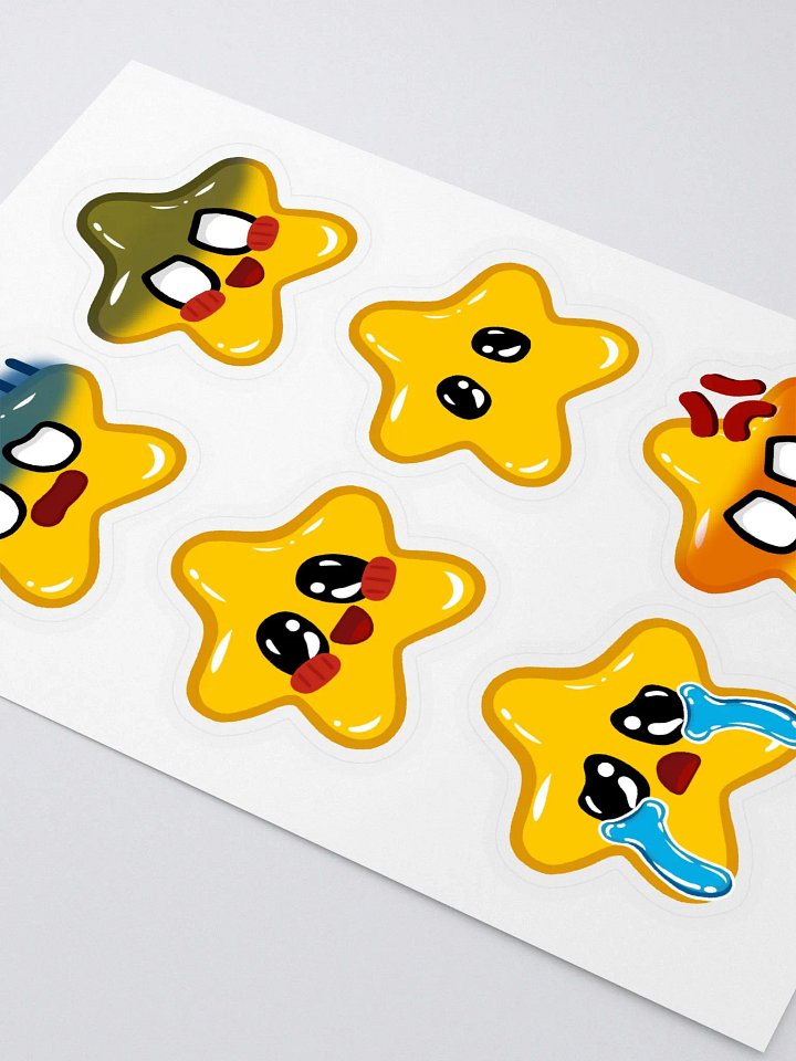 Expressive Star Sticker Sheet product image (2)