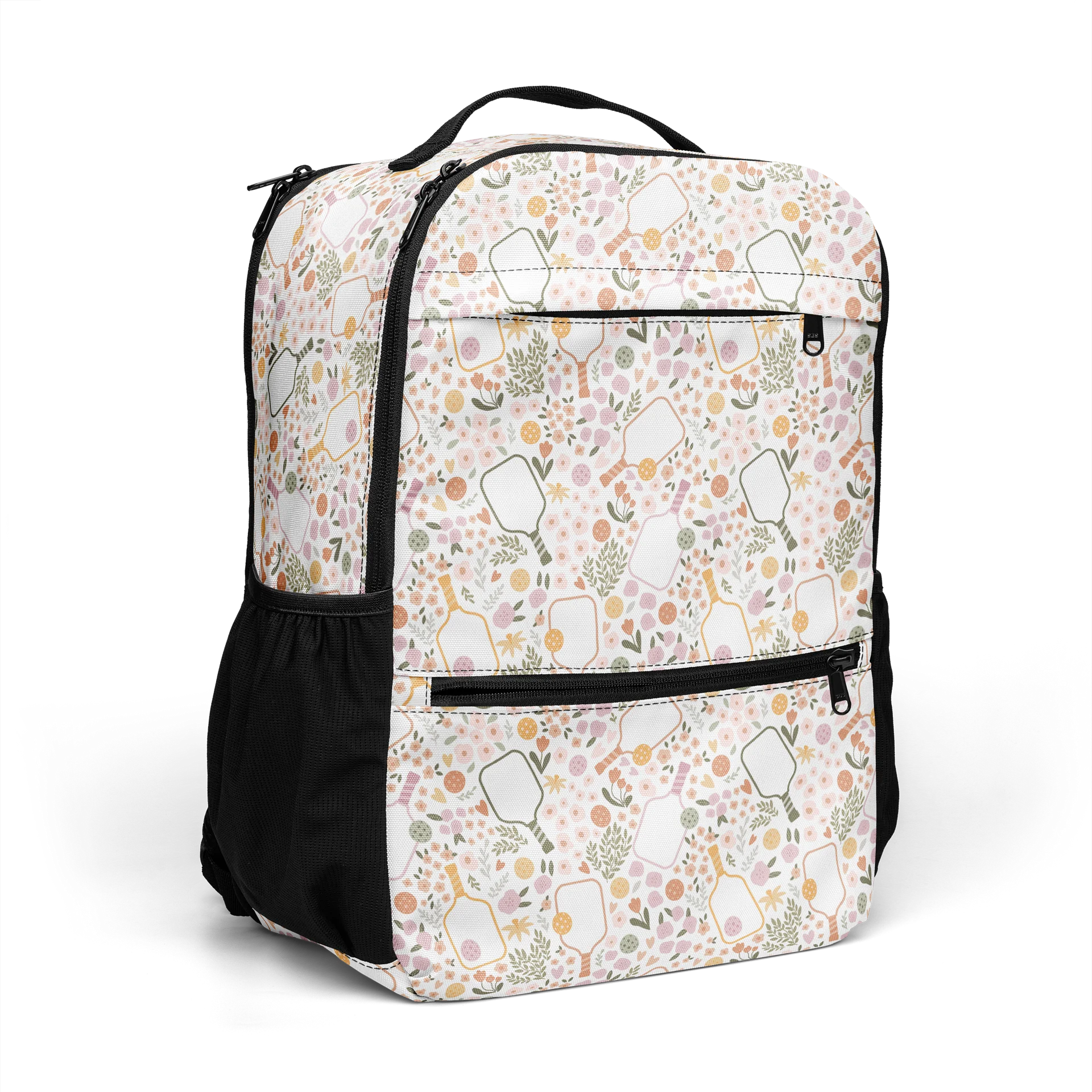 Floral Pickleball Backpack with Pockets product image (7)