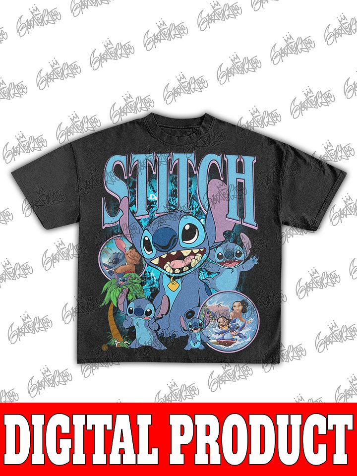 Stitch Ohana Means Family Vintage Disney Bootleg Graphic product image (1)