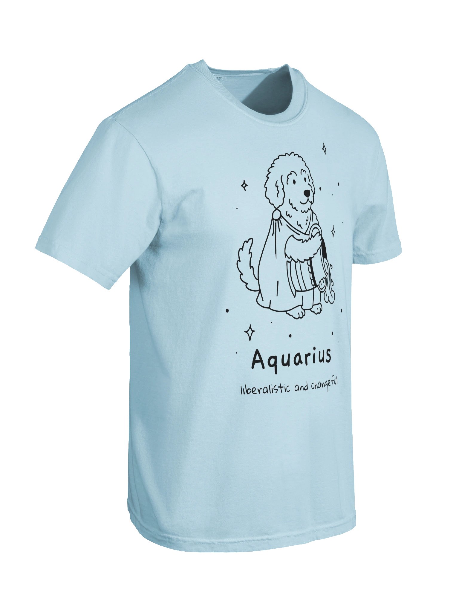 Aquarius Doodle Dog Comfort Colors Garment-Dyed Heavyweight T-Shirt product image (47)