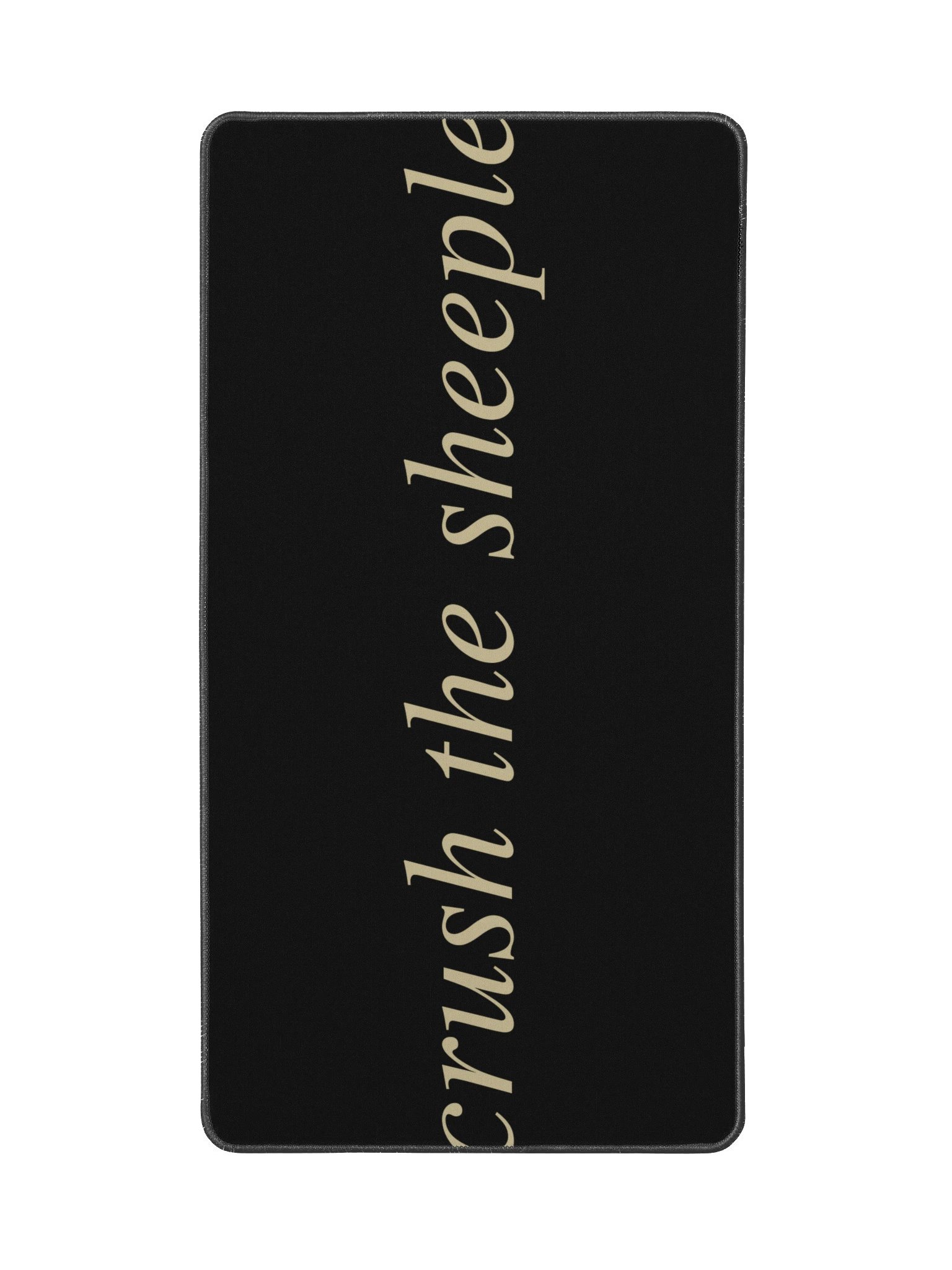 No ShopCo Desk Mat - Sand on Black product image (2)