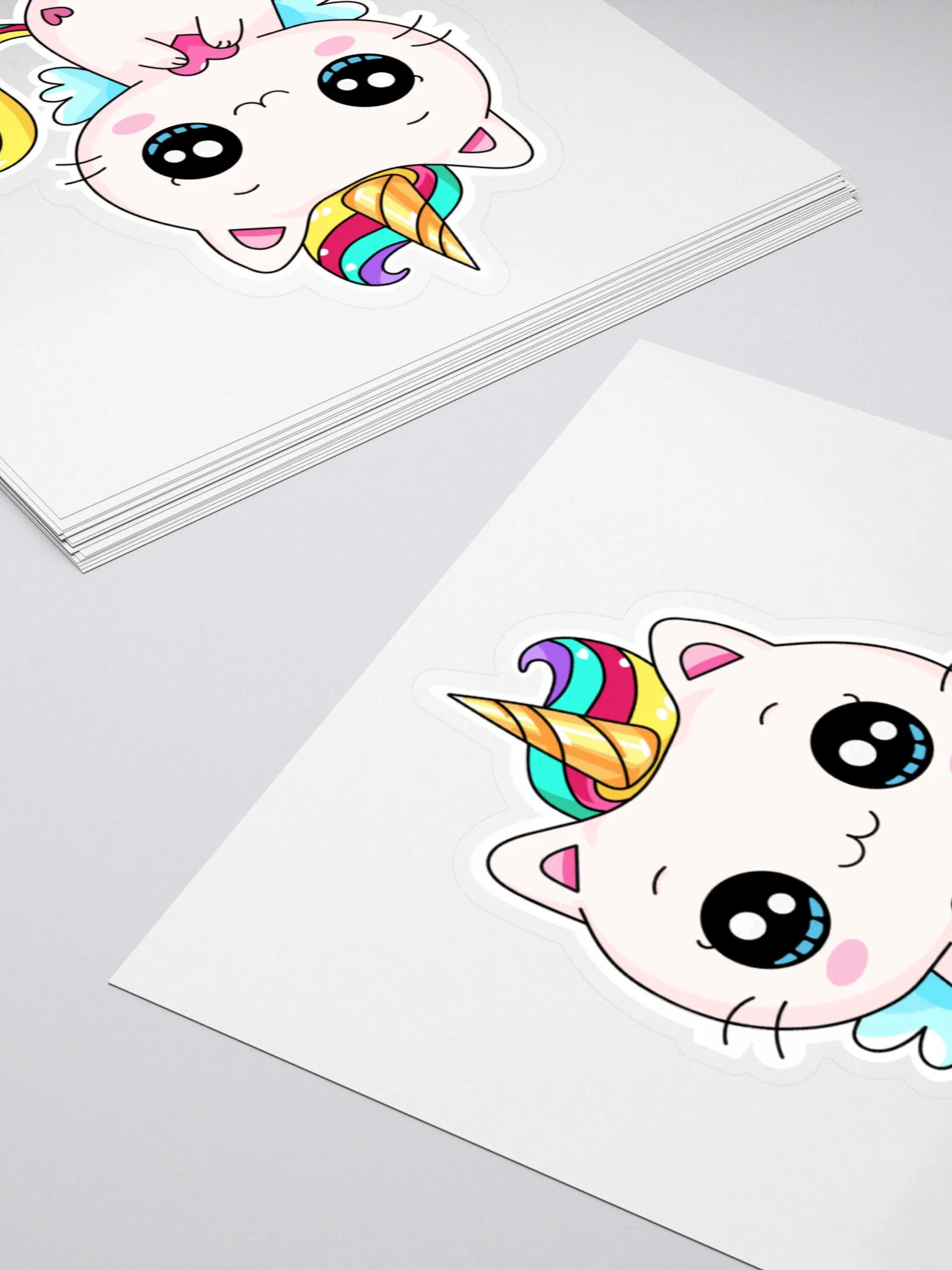 Meowgical Unicorn Kiss Cut Stickers product image (4)