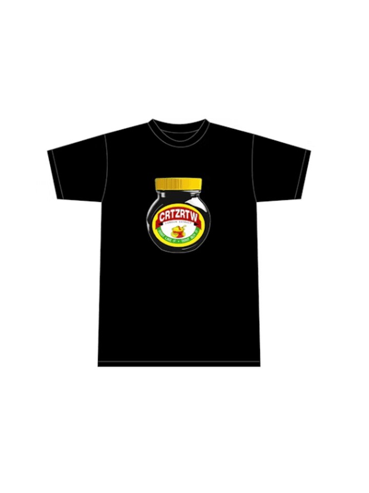 Corteiz Marmite T-Shirt – Black product image (1)