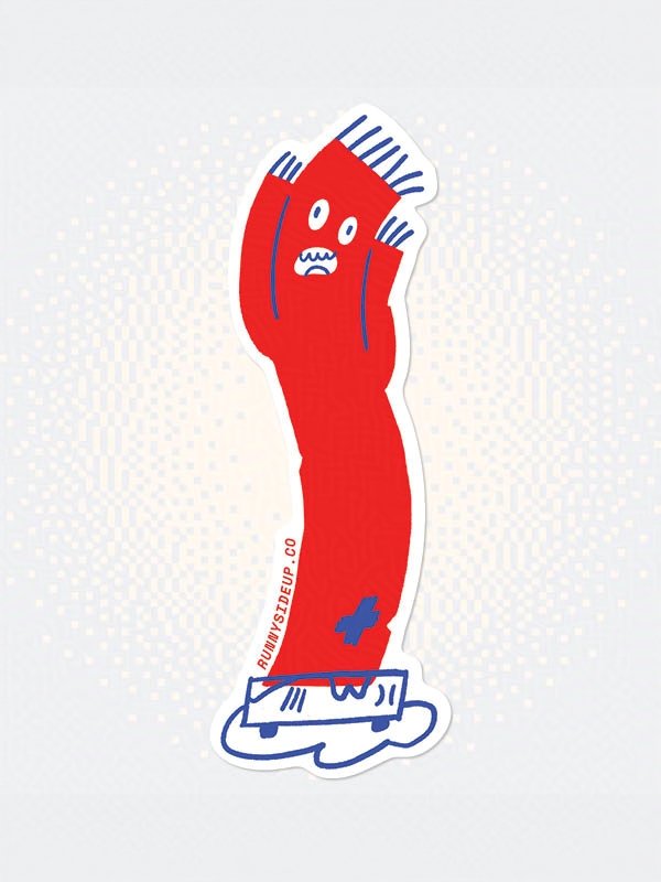 Wacky Waving Inflatable Dude Sticker product image (1)