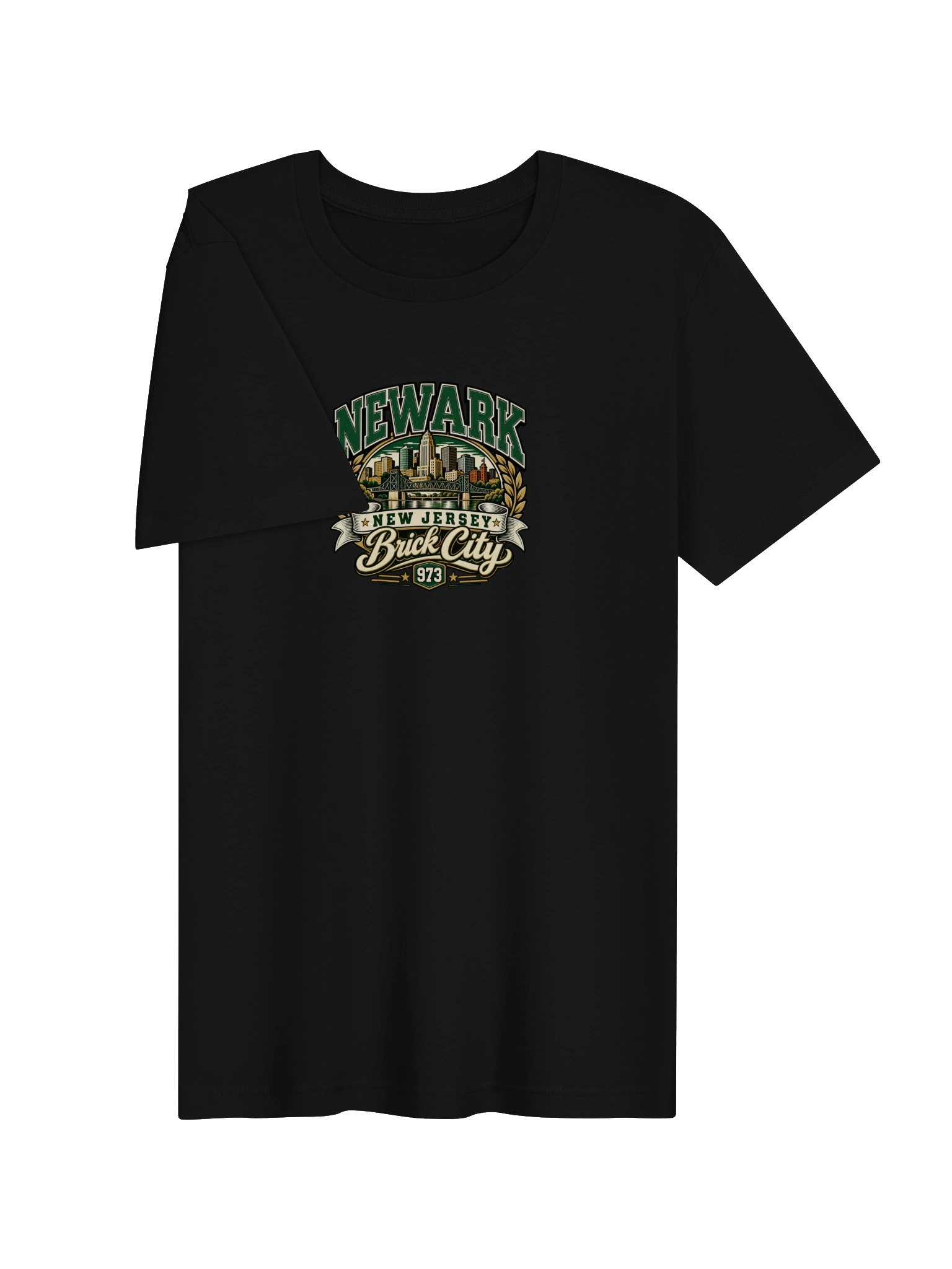 Newark Brick City 973 T-Shirt — Compact Graphic product image (3)