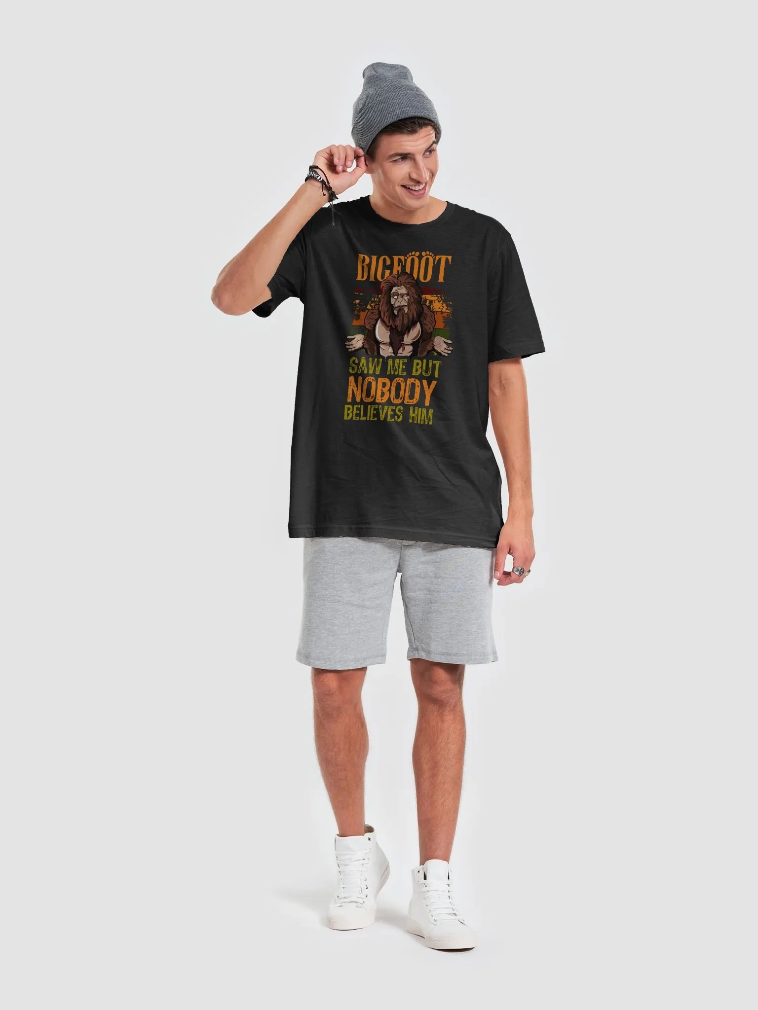 Bigfoot Saw Me, But Nobody Believes Him – Cryptid Lover’s T-Shirt product image (2)