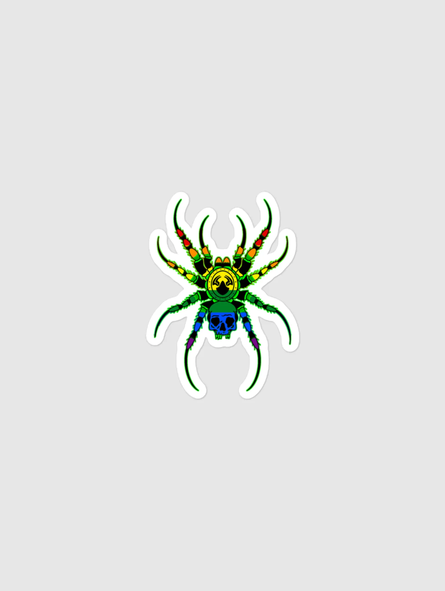 Tarantula Collective Rainbow Spider Sticker product image (1)