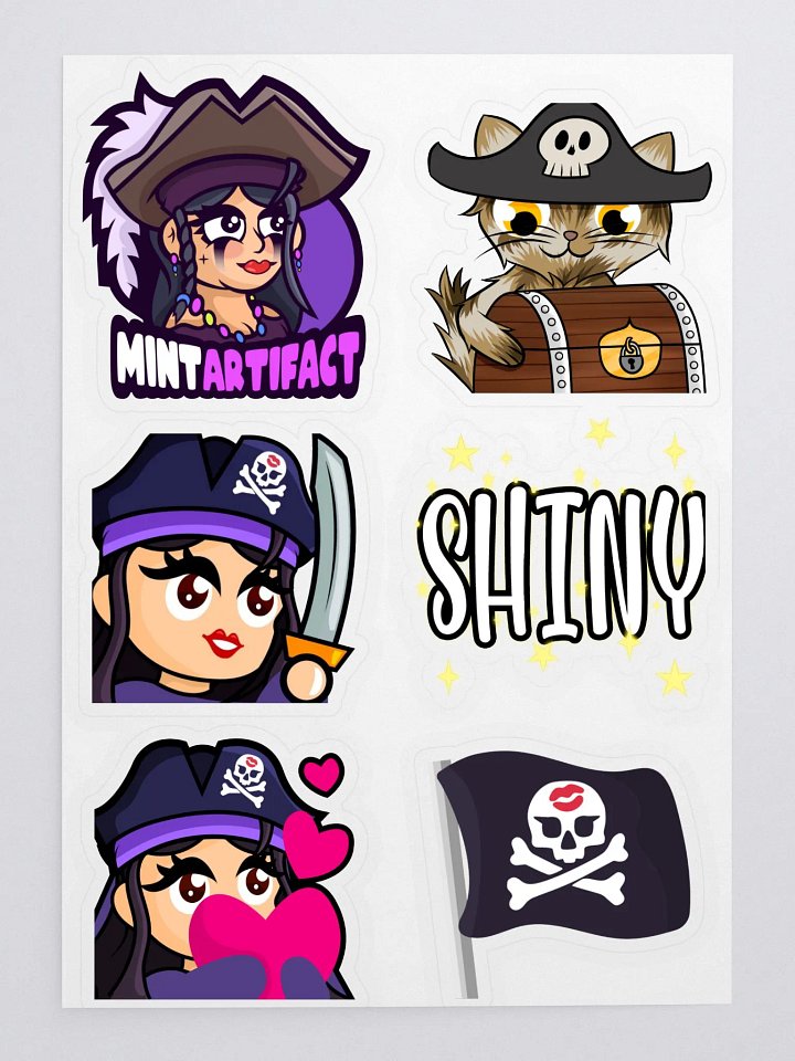 Mint Emote Sticker Sheet product image (2)