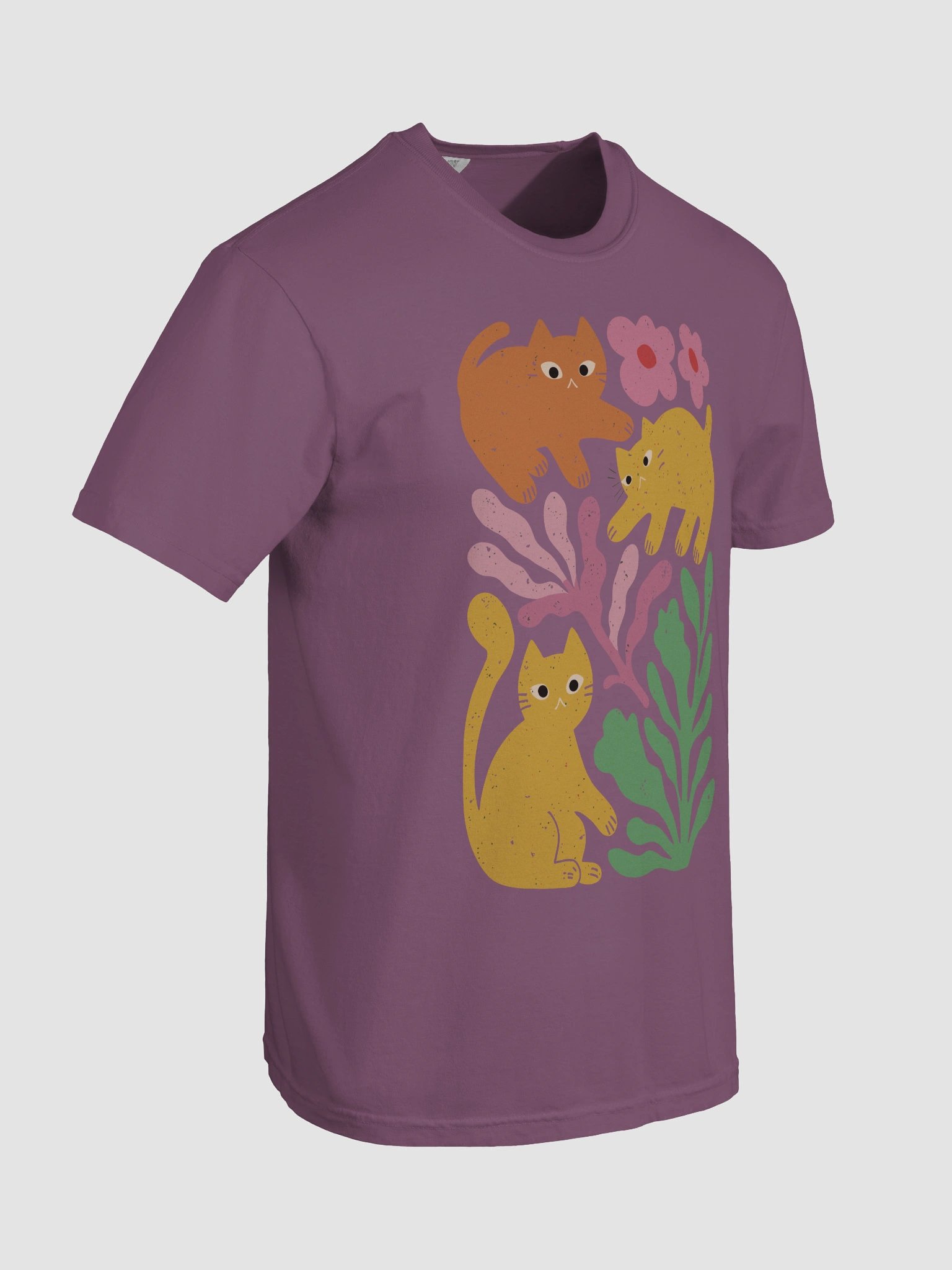 Whimsical Feline Trio T-Shirt product image (6)