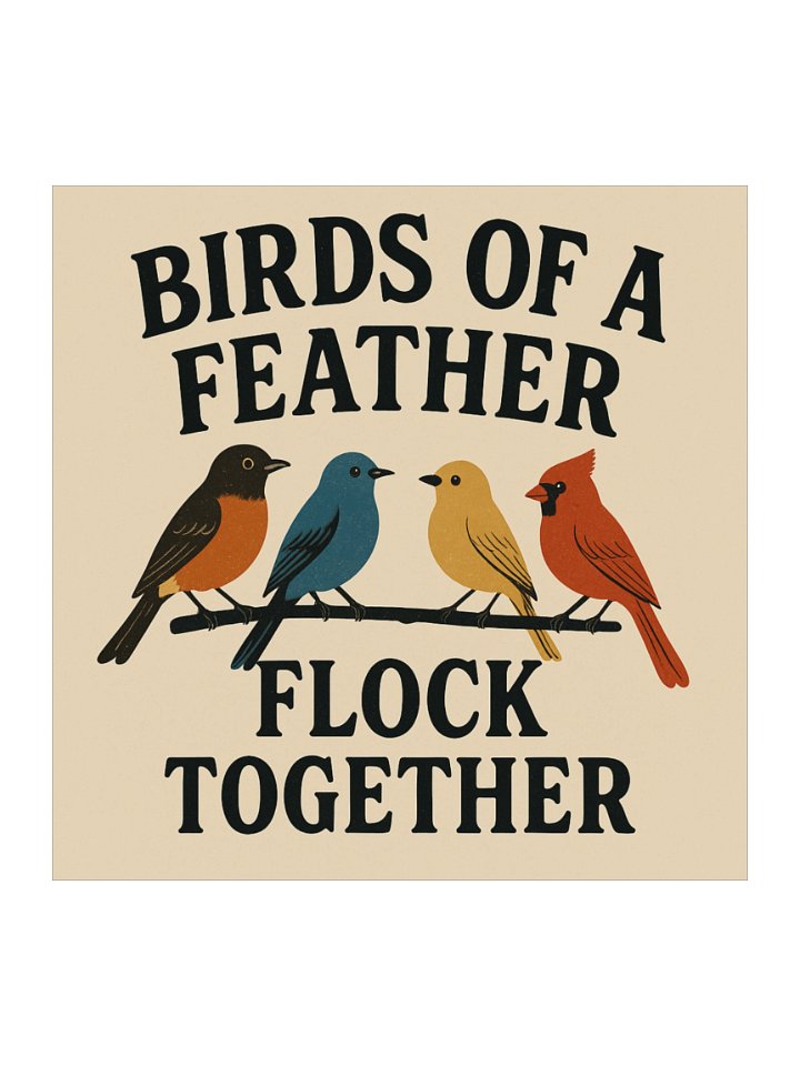 Birds of A Feather Sticker product image (2)