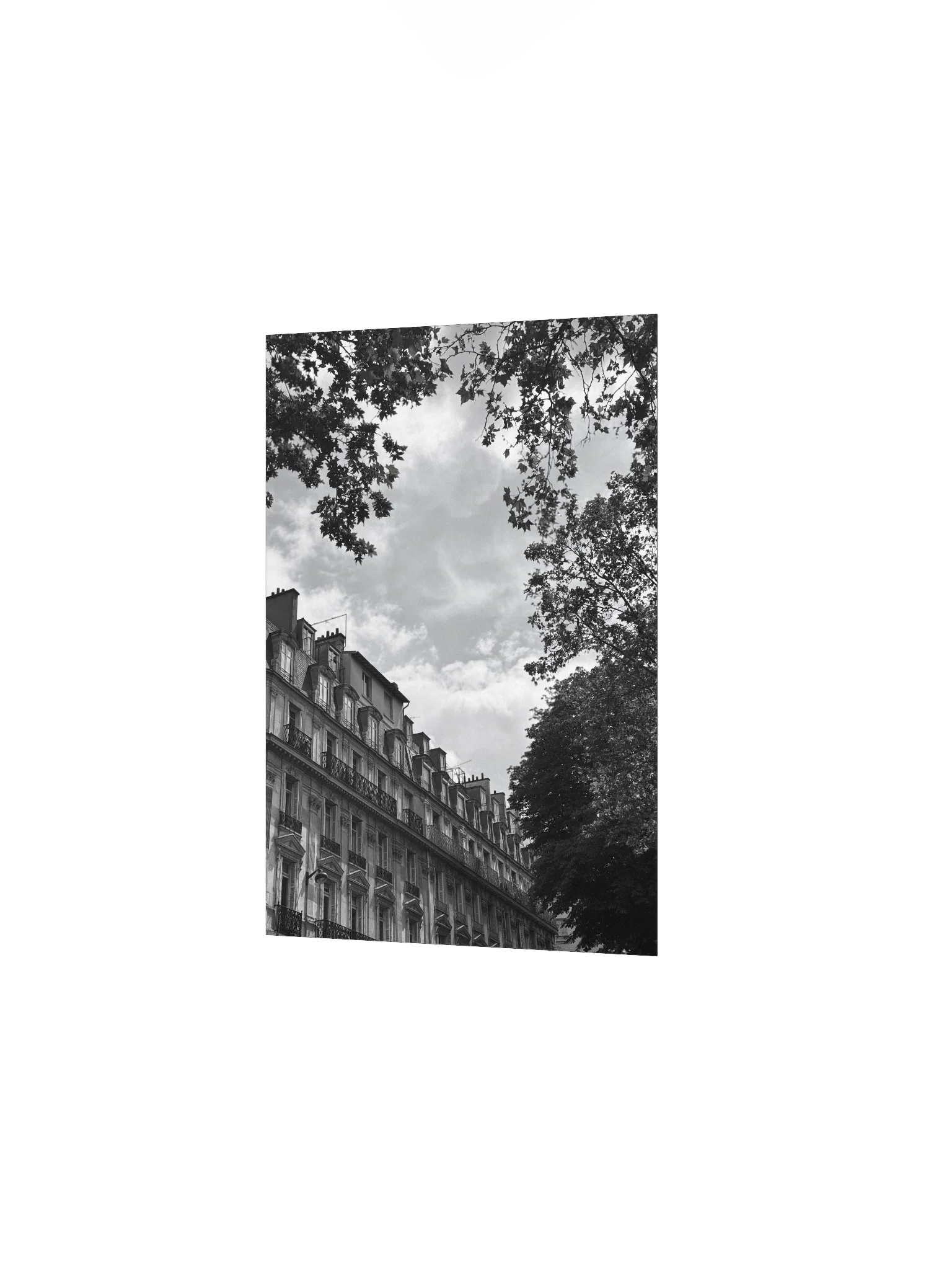 Toits ciel parisien dé-saturé (impression) product image (2)