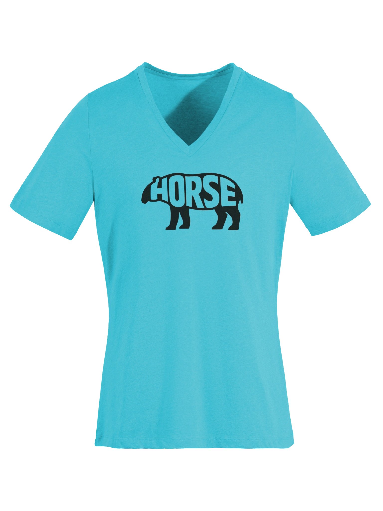 Black Tapir Women's V-Neck Horse Tee product image (6)