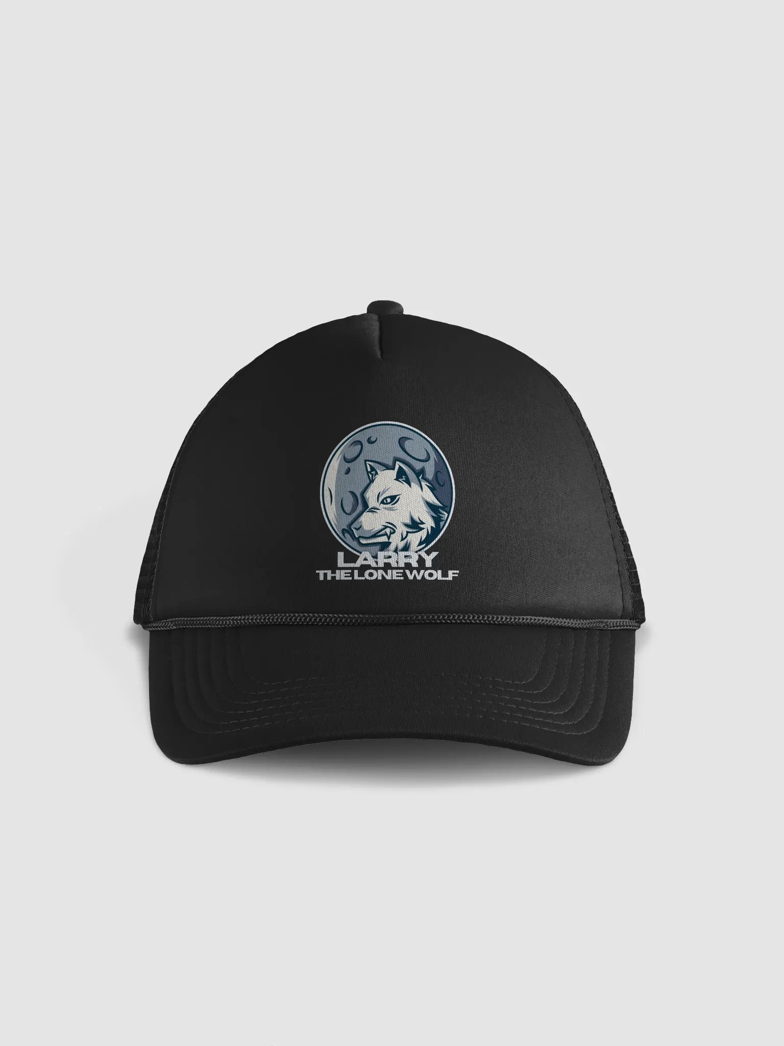 Larry the Lone Wolf Trucker Hat product image (1)