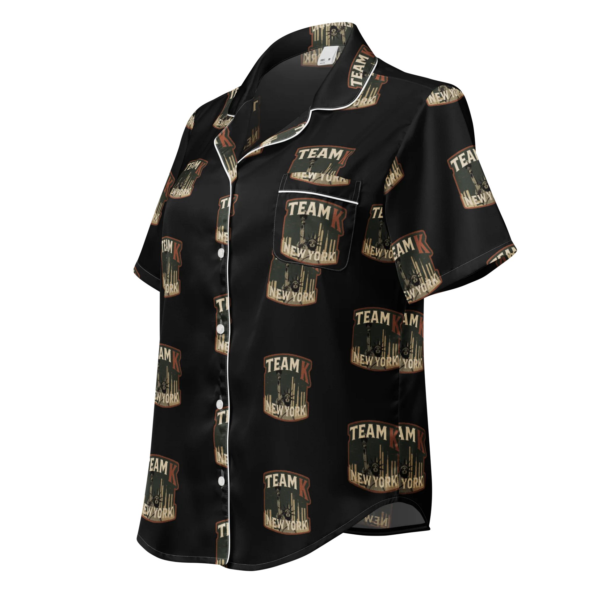 Team K New York Women's Short Sleeve Pajama Top product image (1)