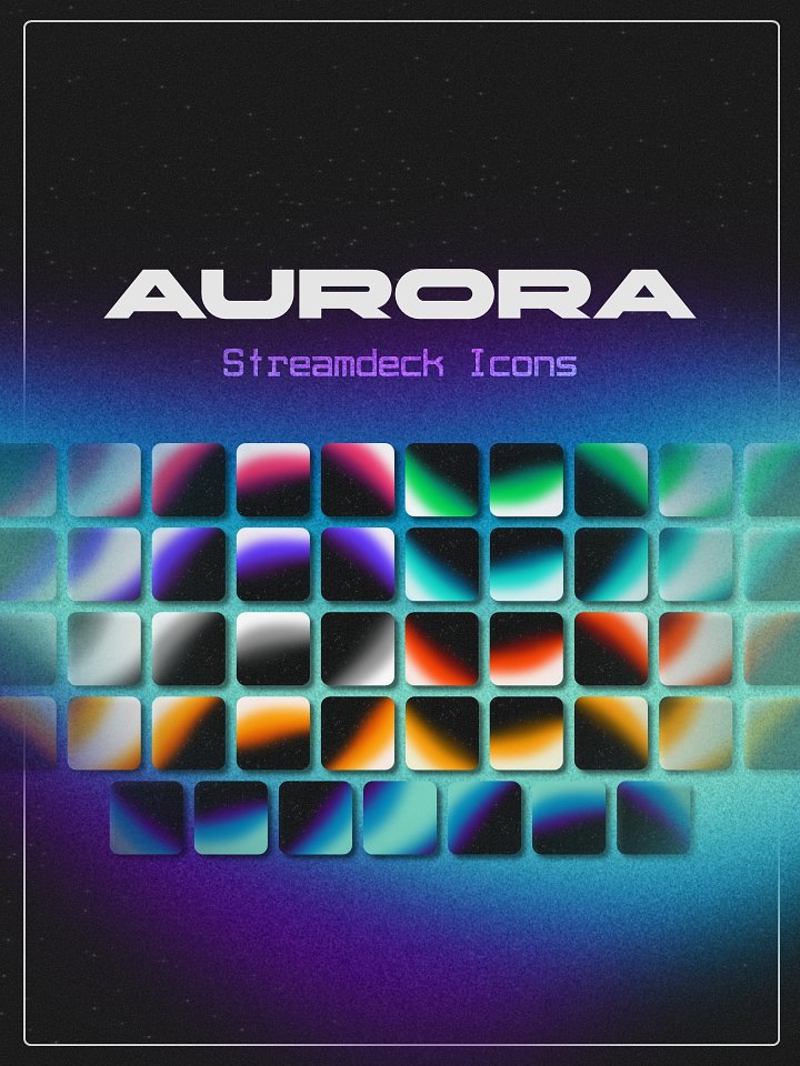 AURORA - FREE Streamdeck Icons product image (1)