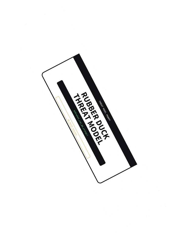 Rubber Duck Threat Model Sticker product image (2)
