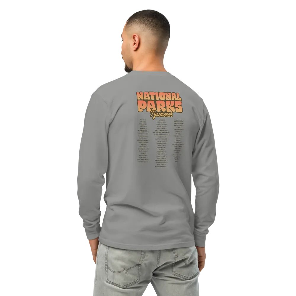 National Parks Tour Organic cotton Long sleeve t-shirt product image (3)