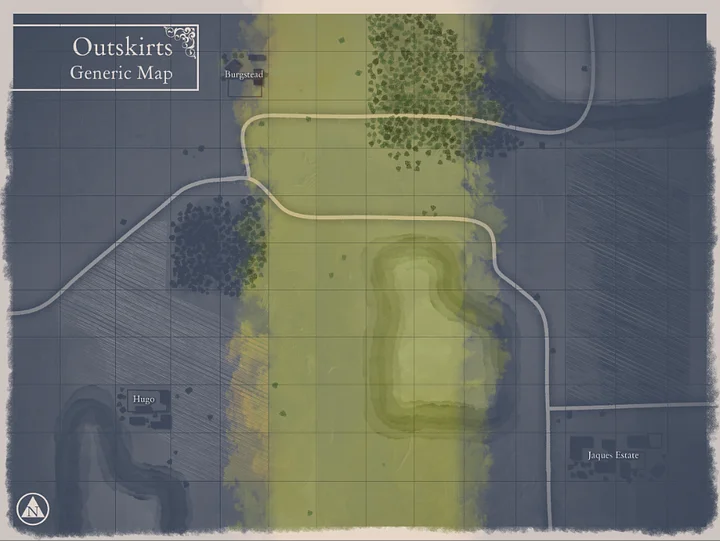 Outskirts: Generic battle map. product image (2)