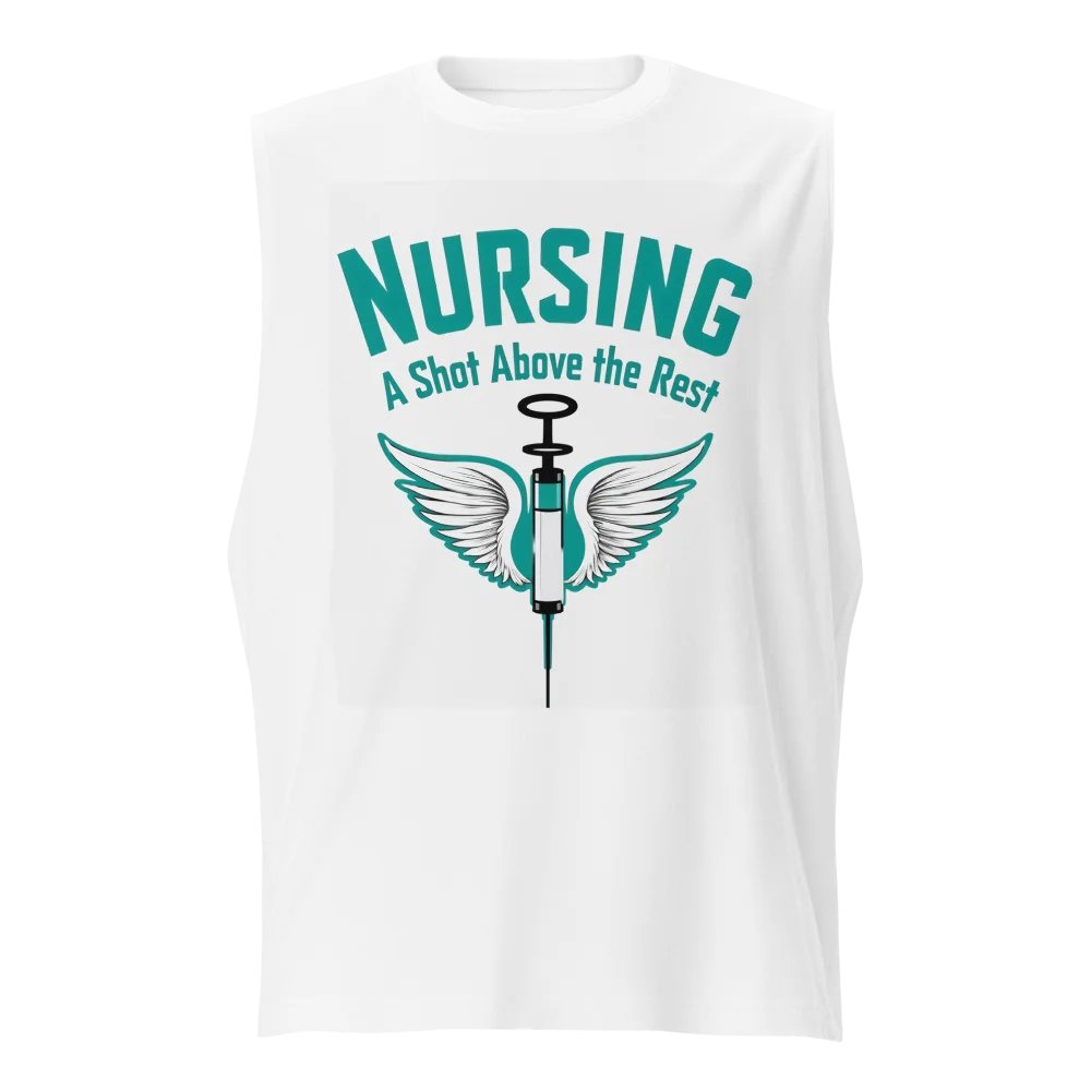 Winged Nursing Muscle Tank product image (5)