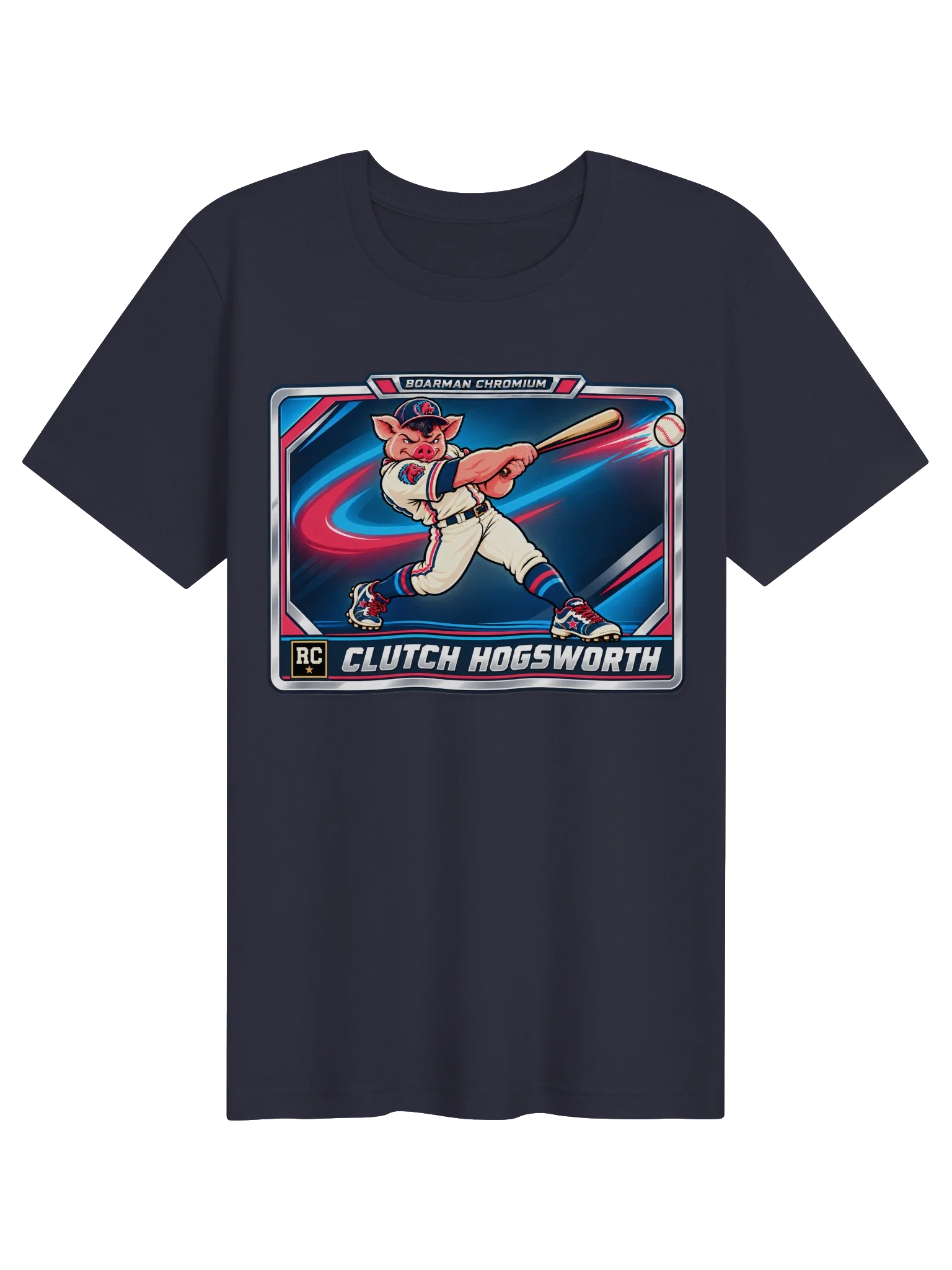 Boarman Chromium: Clutch Hogsworth Tee — Navy — photo 1