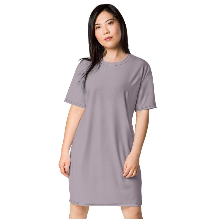 Oversized T-Shirt Dress - Graceful Lily, Sizes 2XS-6XL product image (1)