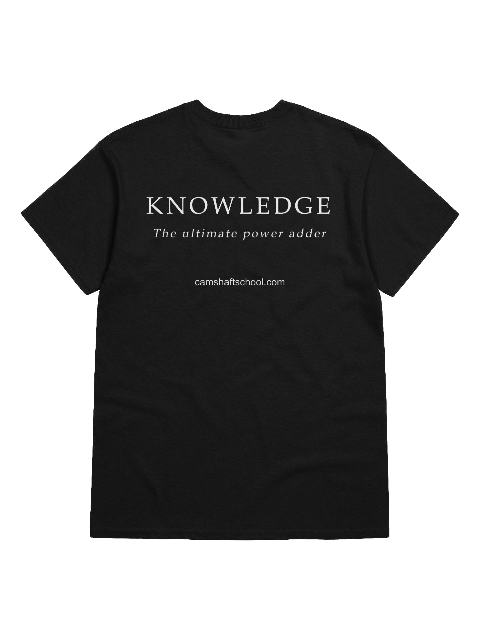 T-Shirt - Black - Knowledge product image (6)
