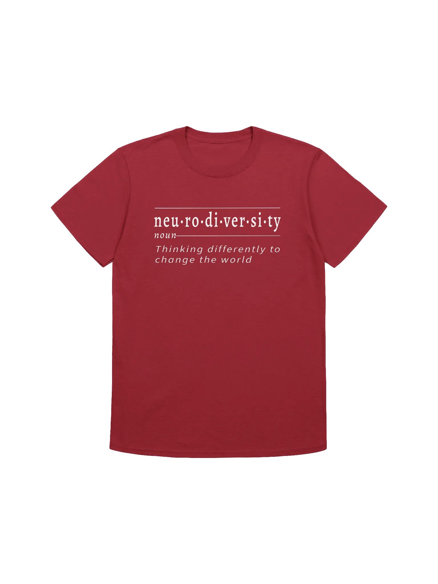 Neurodiversity Def Unisex Tee wht v2 product image (1)