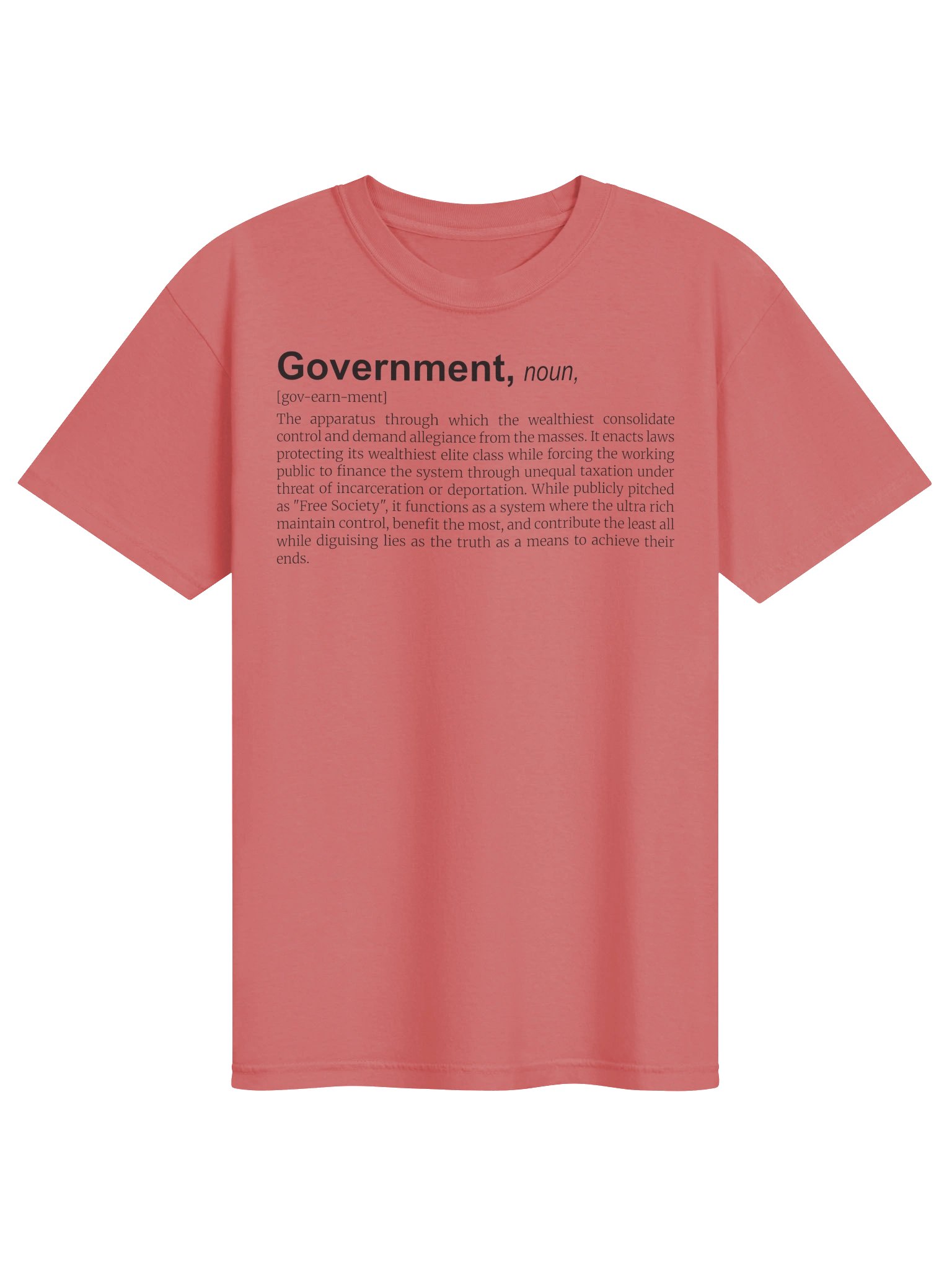 High Quality Tee Defines government product image (1)