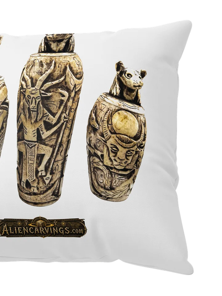 Tula Onyx Mask and Canopic Jar Set Pillow product image (3)