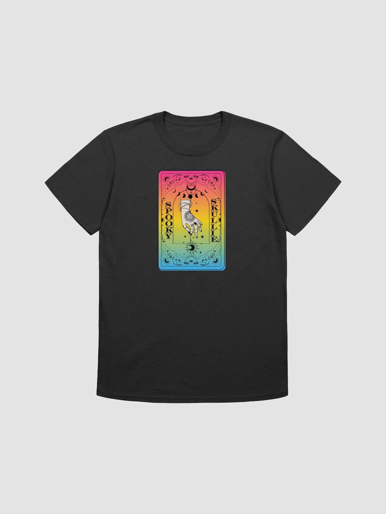 Spooky Skullie Pan Tarot Card Soft Shirt product image (1)