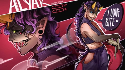 Hello friends!!! Ive been busy with comms but on the side, I am entering in the @animeafterhrs  vs competition! That weeks pr...