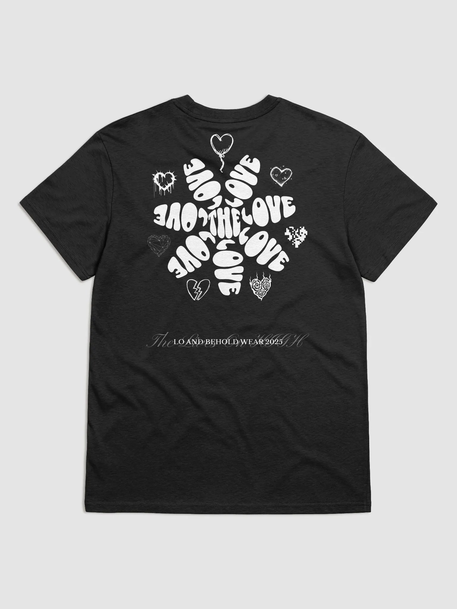 Lord On HIGH | THE LOVE - FLOWER | UNISEX Tee | White product image (2)