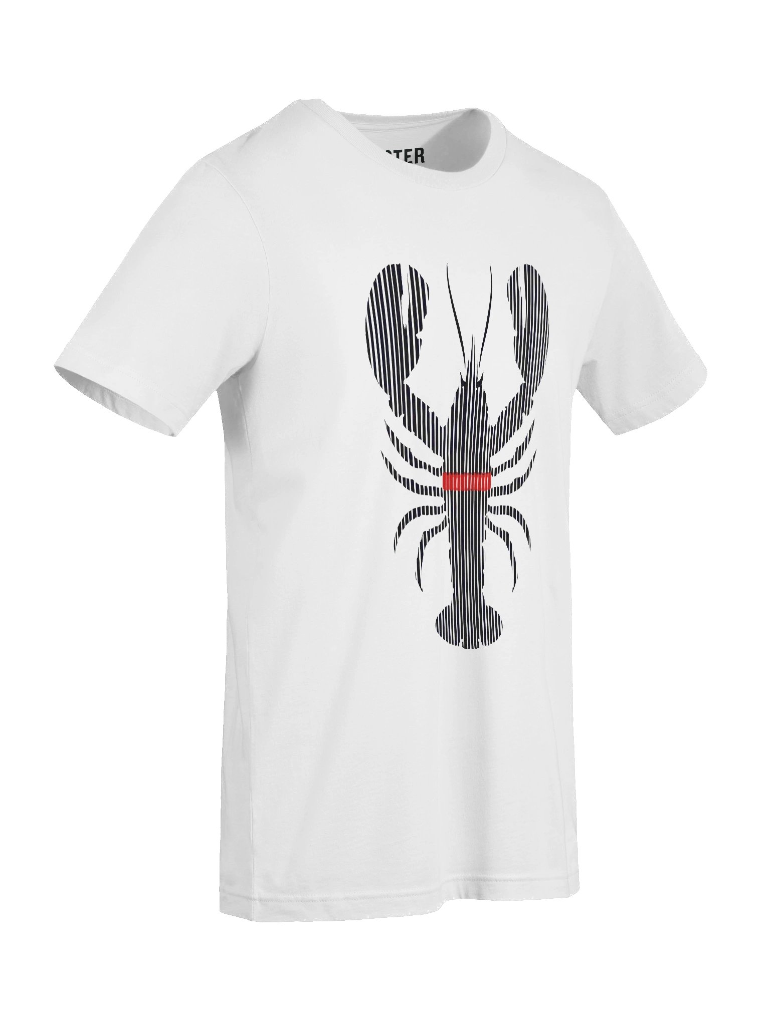 Barcode Shell T-Shirt | Minimal Lobster Streetwear Tee product image (10)